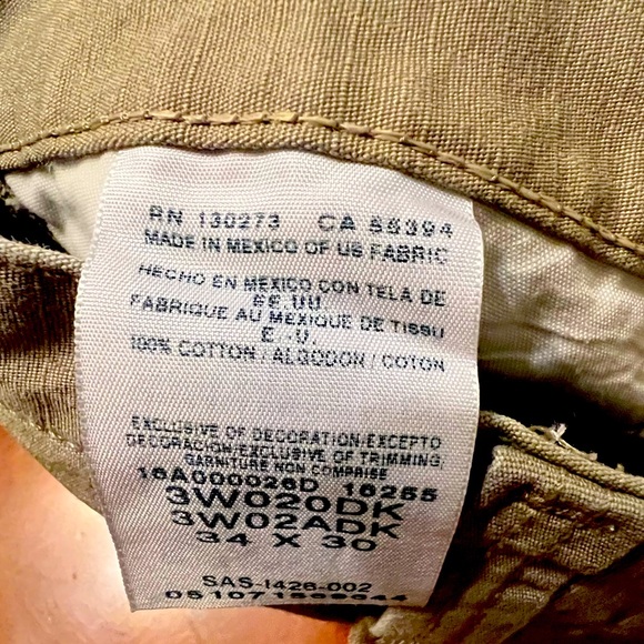 Wrangler Riggs Workwear size 34x30 Carpenter pants khaki. - Picture 6 of 6